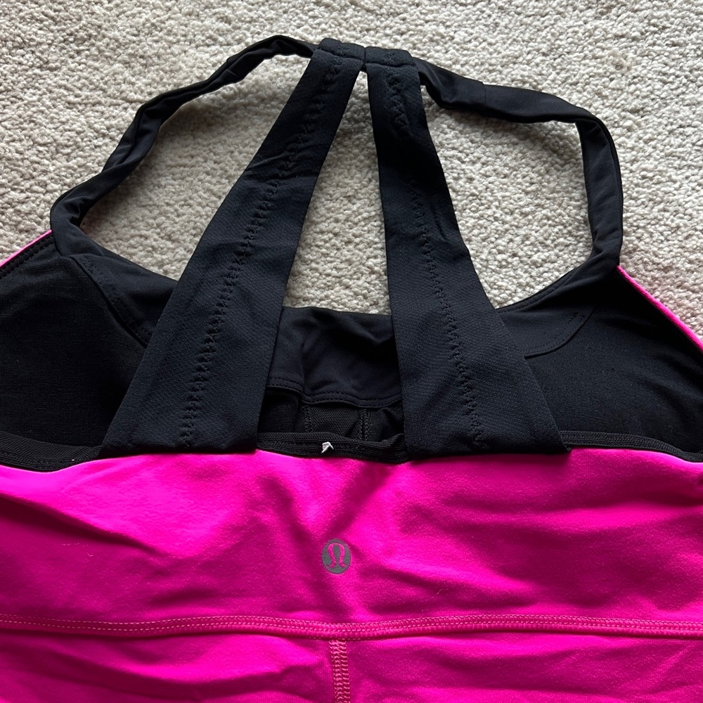 lululemon athletica Pink and Black Tank Top - Picture 2 of 5